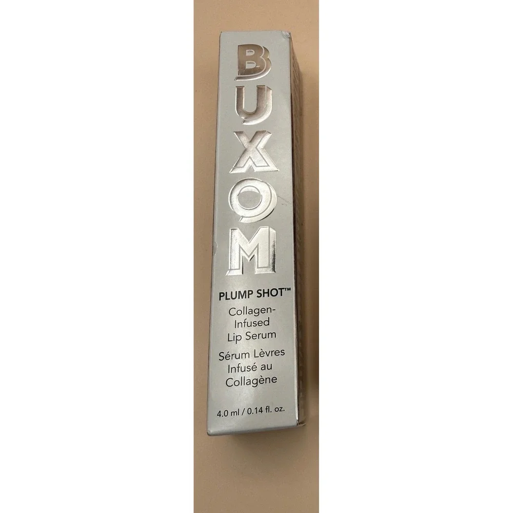 Buxom Plump Shot Collagen-Infused Lip Serum Clear 0.14oz New in Box